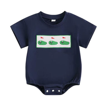 Short Sleeve Golf Baby Romper