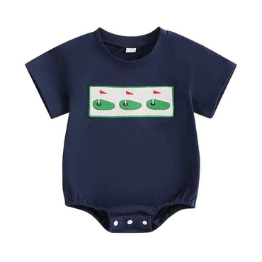 Short Sleeve Golf Baby Romper