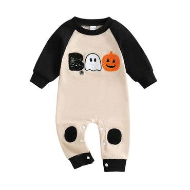 Long Sleeve Boo Baby Jumpsuit