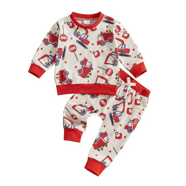 Long Sleeve Little Builder's Love Baby Set