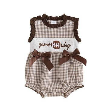 Sleeveless Game Day Baby Romper