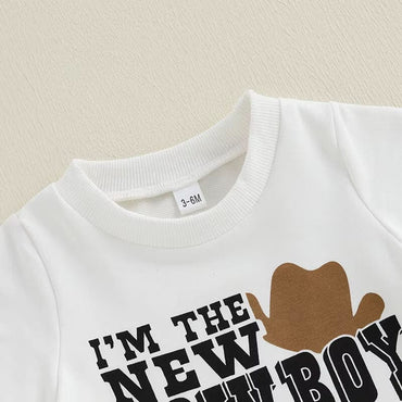 Short Sleeve New Cowboy Baby Set