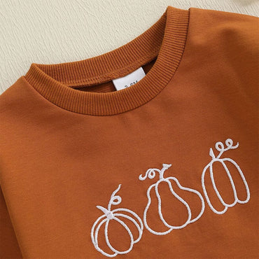Long Sleeve Pumpkin Patch Baby Bodysuit