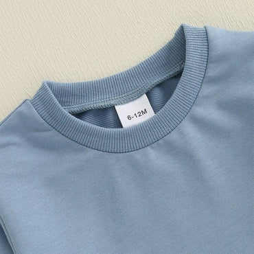 Color Block Long Sleeve Baby Set