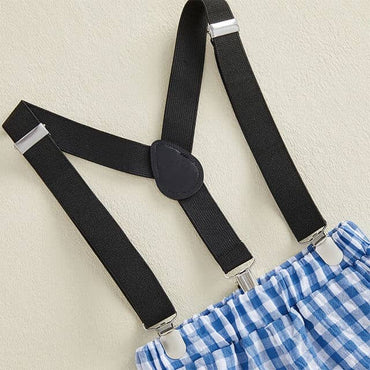 My First Easter Gingham Shorts Baby Set