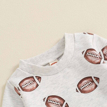 Long Sleeve Football Baby Jumpsuit
