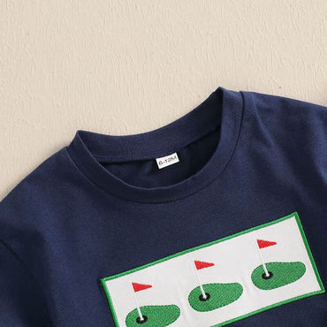 Short Sleeve Golf Baby Romper