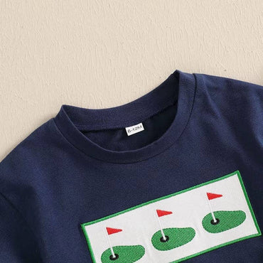 Short Sleeve Golf Baby Romper