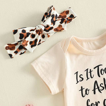 Short Sleeve Cowgirl Pony Baby Set