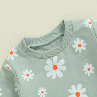 Long Sleeve Daisy Toddler Set