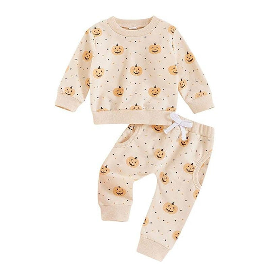 Long Sleeve Pumpkin Baby Set