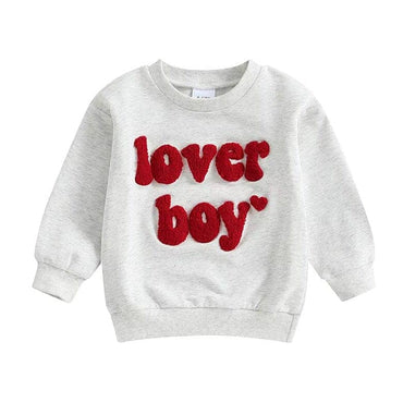 Lover Boy Toddler Sweatshirt Gray 9-12 M