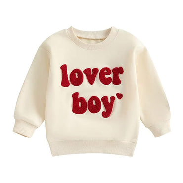 Lover Boy Toddler Sweatshirt Beige 9-12 M