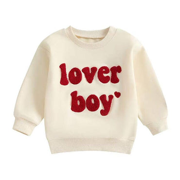 Lover Boy Toddler Sweatshirt Beige 9-12 M