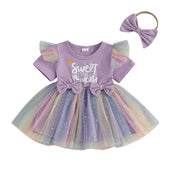 Sweet Little Princess Purple Baby Dress