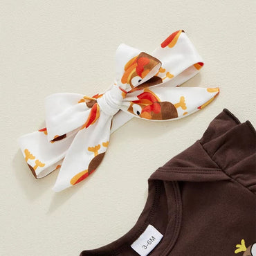 Daddy's Little Turkey Baby Set