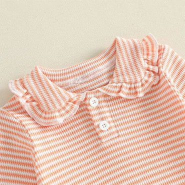 Long Sleeve Striped Collar Toddler Sweatshirt sweatshirt The Trendy Toddlers