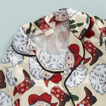 Western Christmas Toddler Pajama Set