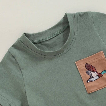 Short Sleeve Duck Baby Set