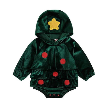 Long Sleeve Christmas Costume Bodysuit