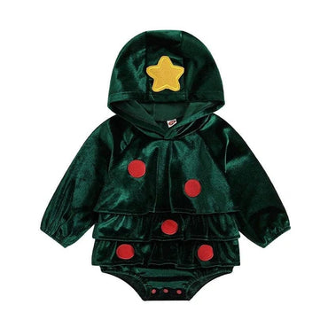 Long Sleeve Christmas Costume Bodysuit