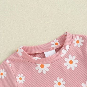 Short Sleeve Daisy Baby Set