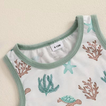 Sleeveless Summer Vibes Baby Set