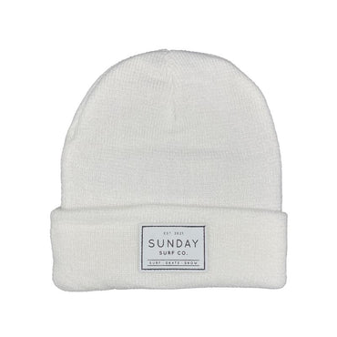 Sunday & Co. Shred - Classic Beanie White Infant (4 months - 1.5 years)