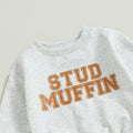 Long Sleeve Stud Muffin Baby Set   