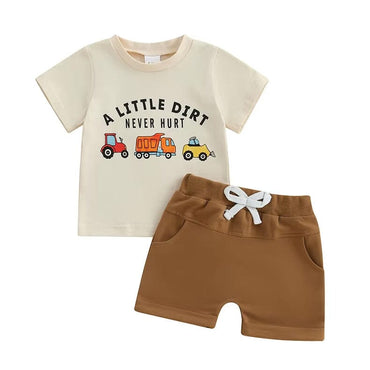 Little Dirt Never Hunt Baby Set