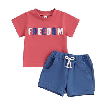Short Sleeve Freedom Baby Set