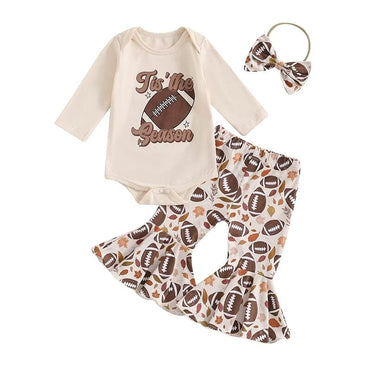 Tis The Season Flared Pants Baby Set