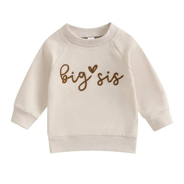 Long Sleeve Big Sis Toddler Sweatshirt