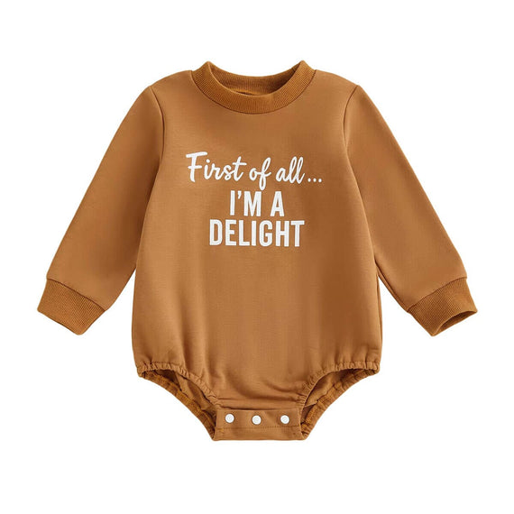 Long Sleeve Delight Baby Bodysuit