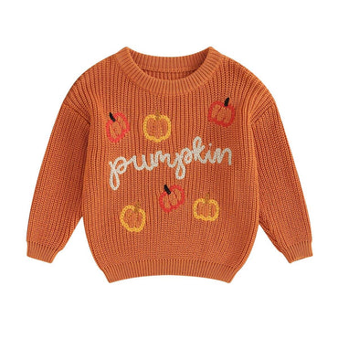 Pumpkin Patch Knit Baby Sweater Orange 0-3 M