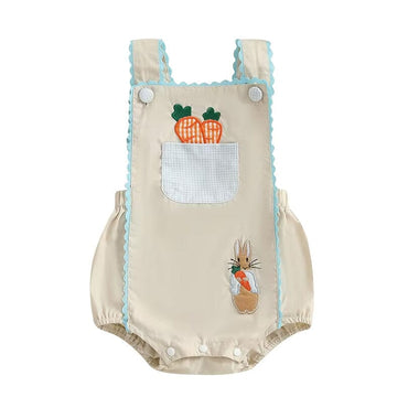 Sleeveless Easter Baby Romper
