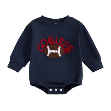 Long Sleeve Bills Football Baby Bodysuit