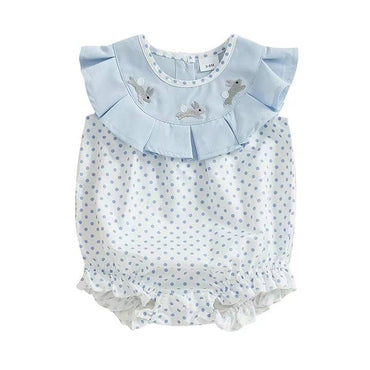 Polka Dot Easter Baby Romper
