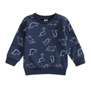 Dinosaurs Toddler Sweatshirt Blue 12-18 M