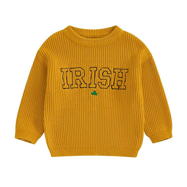 Irish Knit Toddler Sweater