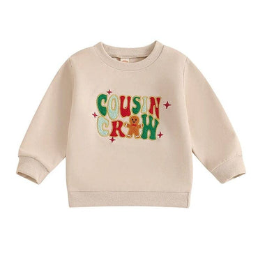 Cousin Crew Christmas Toddler Sweatshirt Beige 3-6 M