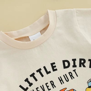Little Dirt Never Hunt Baby Set
