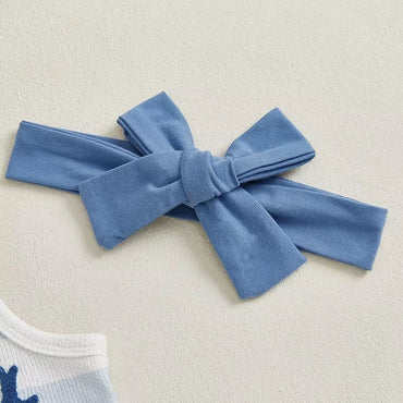 USA Floral Ruffled Baby Set