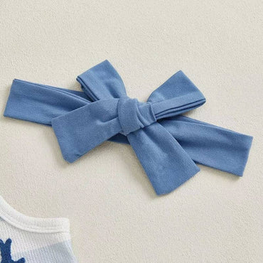 USA Floral Ruffled Baby Set