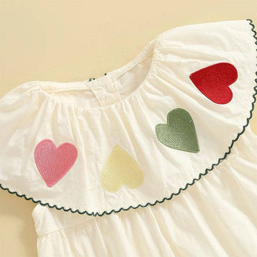 Colorful Heart Baby Romper