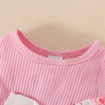 Long Sleeves Jacket Floral Baby Dress