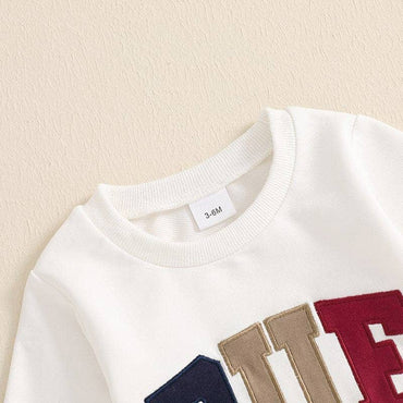 Long Sleeve Buffalo Football Baby Set