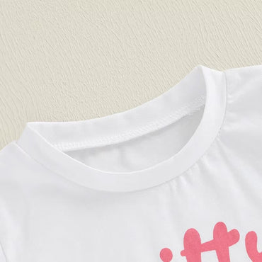 Short Sleeve Pretty Solid Shorts Baby Set