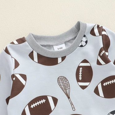 Long Sleeve Sports Baby Set
