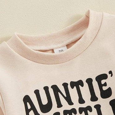 Long Sleeve Auntie's Little Bestie Baby Set